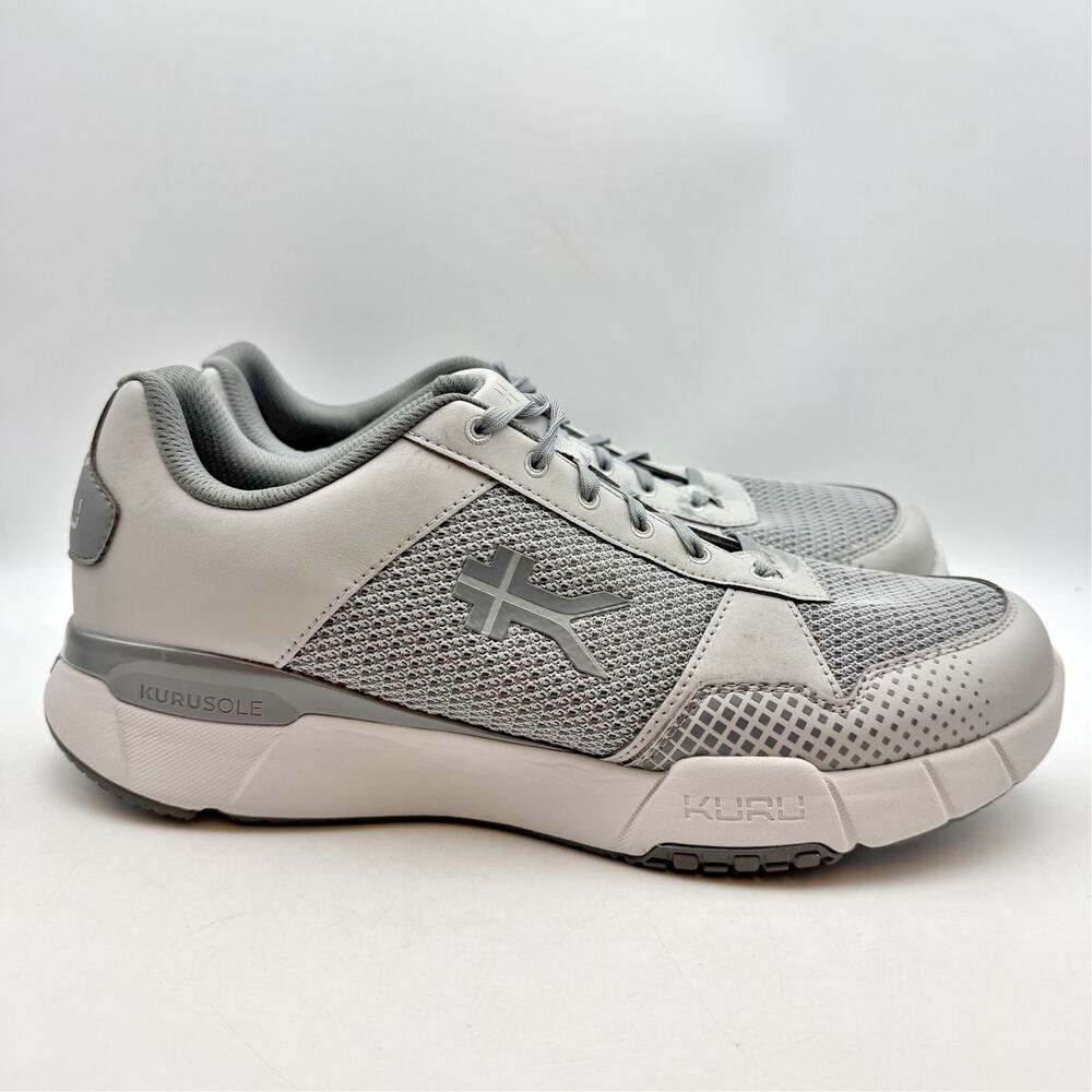 Kuru Mens Quantum 2 Walking Shoes Size 13 Wide EU 47 Grey Athletic EUC